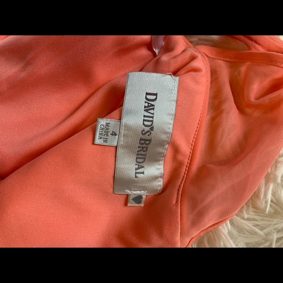 Coral bridesmaid dress - Picture 3 of 3